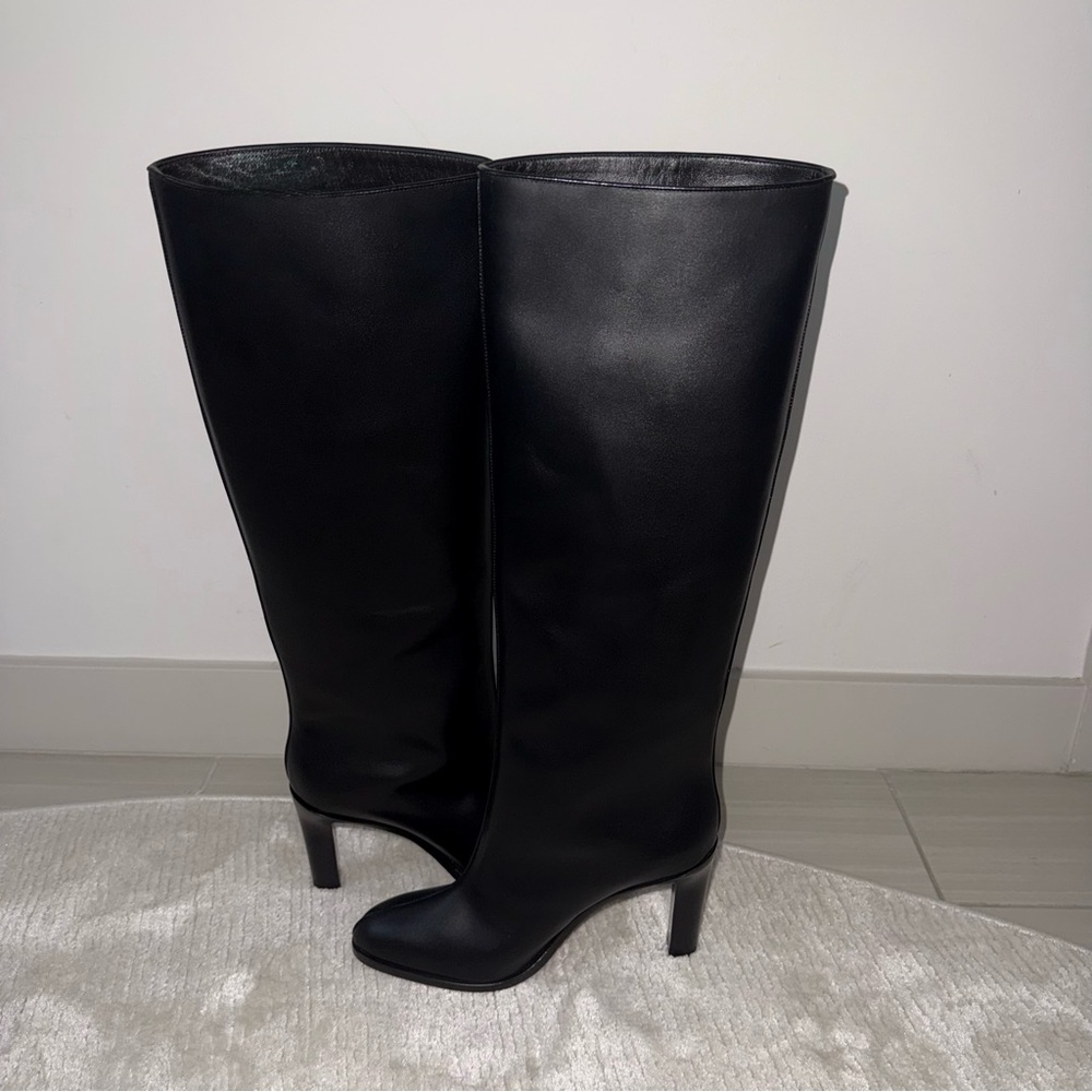 The Row Wide Shaft Boots,39.5,Black - Picture 10 of 16